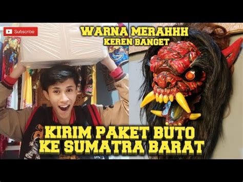 Kirim Topeng Buto Gedruk Warna Merah Ke Sumatra Barat Jual Beli Topeng