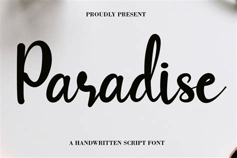 Paradise Font Febi Studio Fontspace