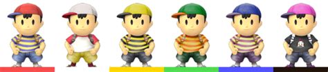 File Ness Palette SSBB Png SmashWiki The Super Smash Bros Wiki