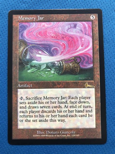 Memory Jar Ul Urzas Legacy Ulg Mtg Proxy Magic The Gathering Proxies