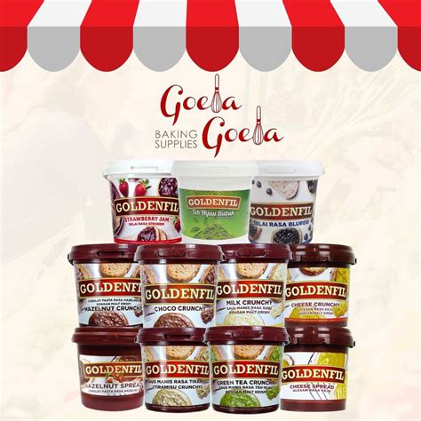 Jual Goldenfil Spread Chocolate Cheese Selai Strawberry Blueberry 1 Kg