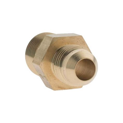 Parker Brass Flared Tube Male Adapter Od Thread Deg