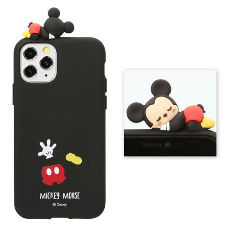 Disney Mickey Mouse Sleep Figure Jell Slim Protective Rubber Phone