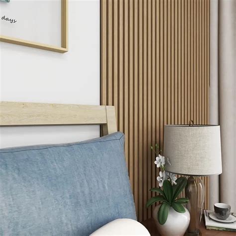 Slatted Sound Absorbing Custom Akupanel Wooden Slat Wall Decorative