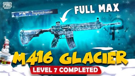 Maxout Glacier M416 Bgmi Glacier M416 Crate Opening Bgmi Maxing