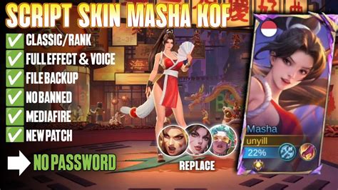 Script Skin Masha Kof No Password Full Effect Full Voice New Patch