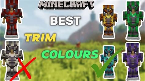 Silence Armour Trim Best Colour Combinations In Minecraft Pe 1 20 Youtube