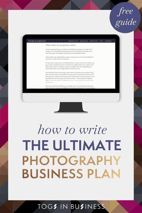 How To Write The Ultimate Photography Business Plan Artofit