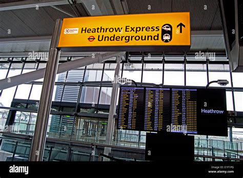 Heathrow express terminal 5 hi-res stock photography and images - Alamy