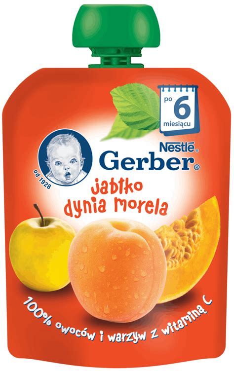 Nestl Gerber Deserek Jab Ka Dynia Morela Po M Cu G