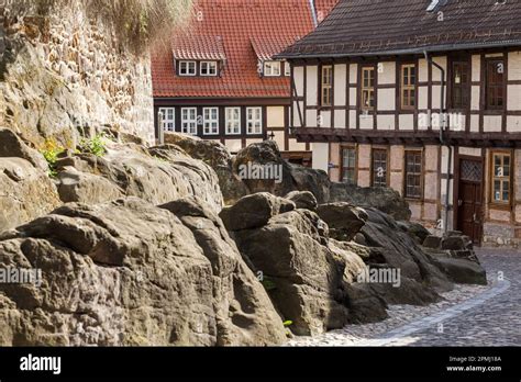 Quedlinburg Old Town Stock Photo - Alamy