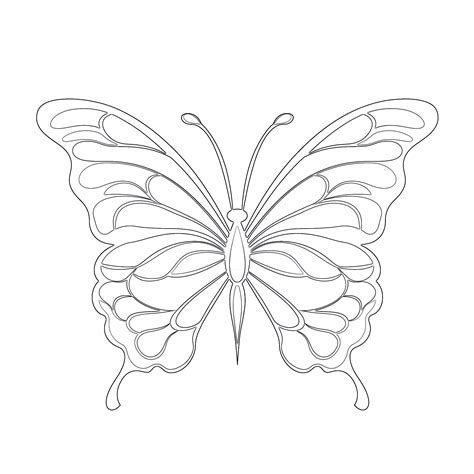 printable butterfly coloring pages 1