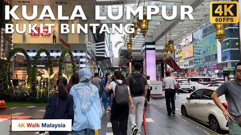 4K 60fps HDR KUALA LUMPUR BUKIT BINTANG MALL BAZAAR RAMADAN