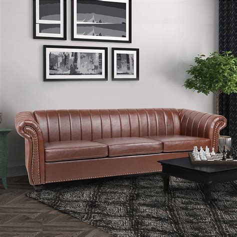 Reviews For Harper Bright Designs Chesterfield In W Flared Arm