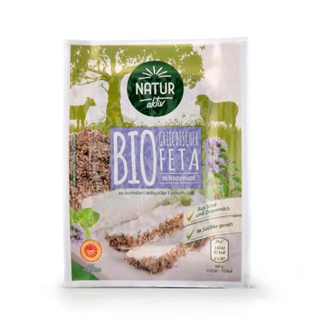 NATUR AKTIV BIO Feta mit Kräuterkruste HOFER