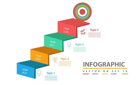 Mod Le D Infographie Pour Les Entreprises Diagramme D Escalier Moderne