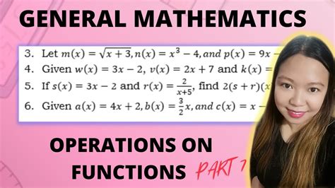 Operations On Functions Part 6 Lovemathtv Youtube