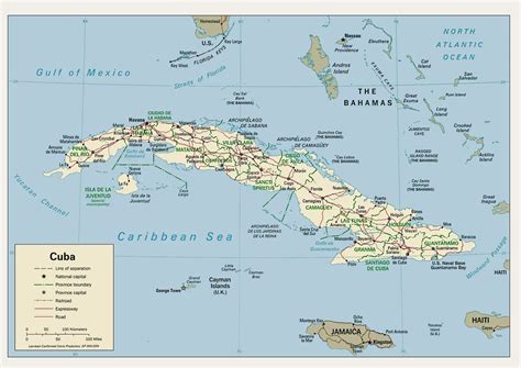 Cuba Political Map MapSof Net