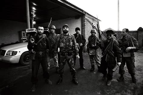 Chechen Rebels During Russias First War In Chechnya March 1995