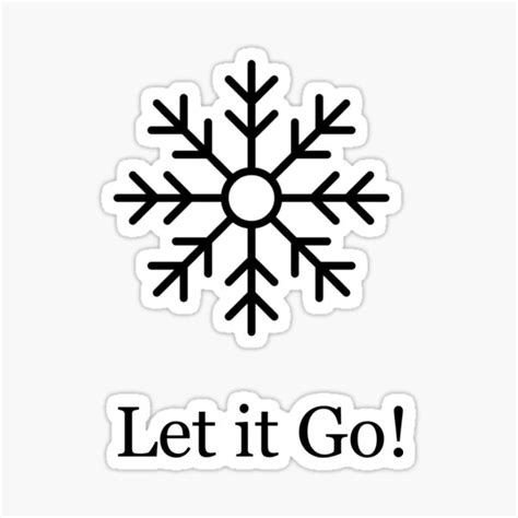 Frozen Let It Go Sticker By Aliadilshad Redbubble