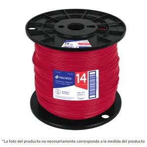 Cab R Truper Volteck Metro De Cable Thhw Ls Awg Rojo