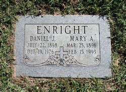 Daniel J Enright Find A Grave Memorial