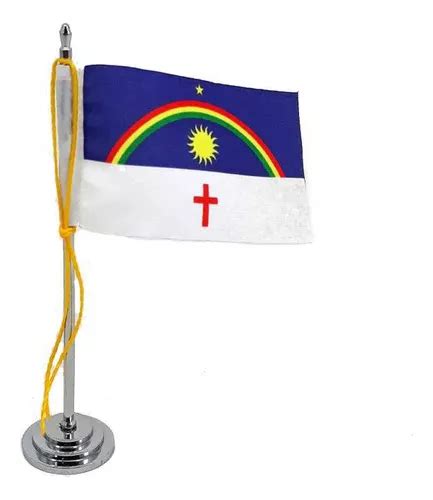 Mini Bandeira Mesa Pernambuco Mastro Cm Mercadolivre