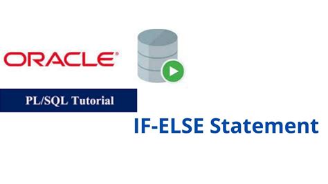 55 If Else Statement In Oracle Pl Sql Youtube