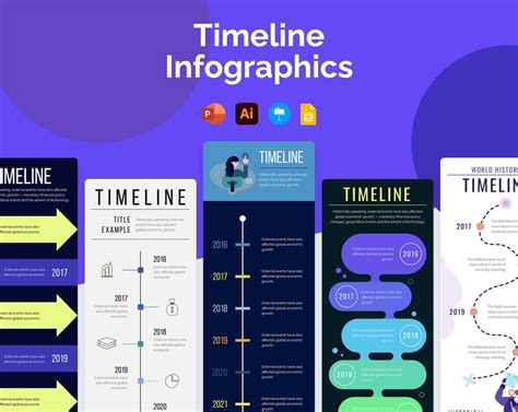 Timeline Vertical Infographic Templates Diagrams for Powerpoint ...