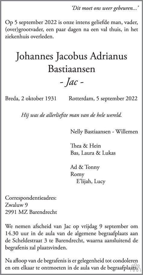 Johannes Jacobus Adrianus Jac Bastiaansen