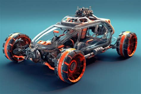 Premium AI Image | Innovative modular car design with robotic arms ...