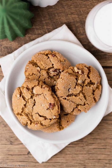 Pecan Brown Sugar Cookies Butter And Bliss