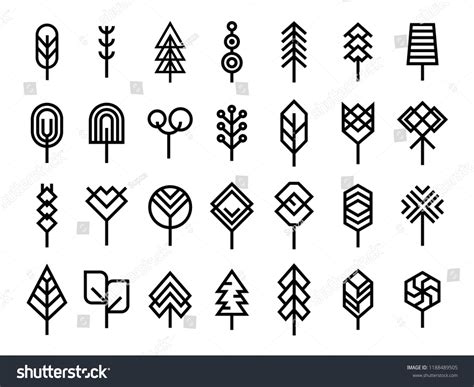 Geometric Tree Lines Stock Photos And Pictures 72577 Images