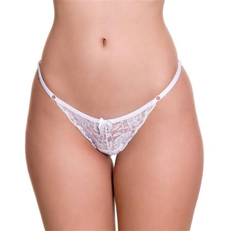 Calcinha Fio Dental Regulagem Lingerie Moda De Baixo DY964