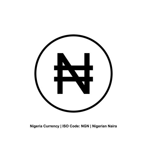 Nigeria Currency Symbol, Nigerian Naira Icon, NGN Sign. Vector