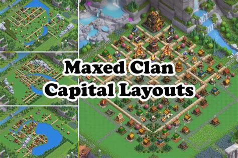 Maxed Clan Capital Layouts All Districts Clash Of Clans