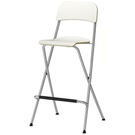 Fhu Tabouret De Bar Pliable Avec Dossier Et Repose Pieds Cm