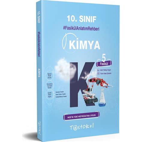 Test Okul Yayınları 10 Sınıf Kimya Fasikül Anlatım Rehberi Kitabı