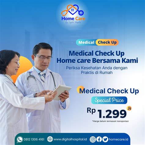 Homecare Medical Check Up Digital Hospital