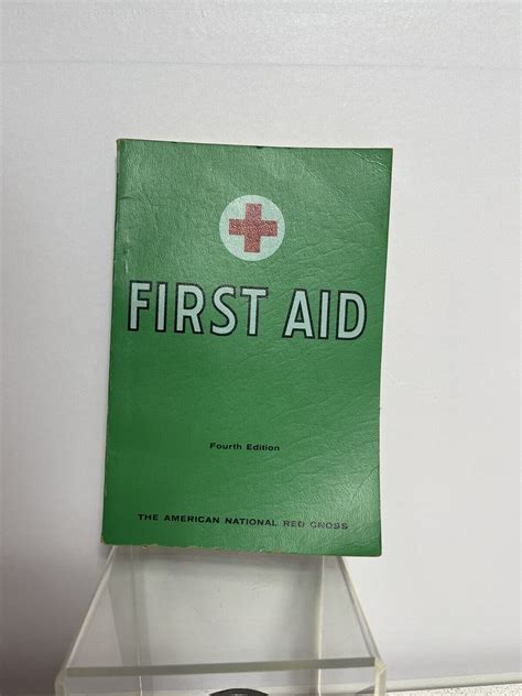 First Aid Red Cross Fourth Edition Vintage 1957 Book Ebay