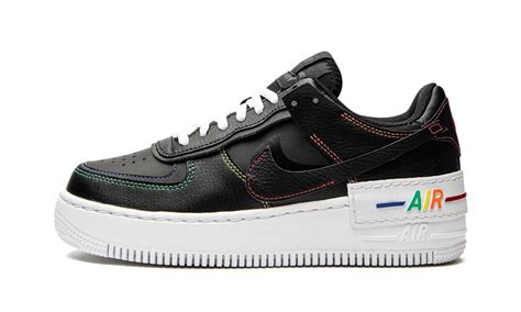 Nike Air Force Shado Mns Wmns Black Multicolor Stitch Stadium Goods