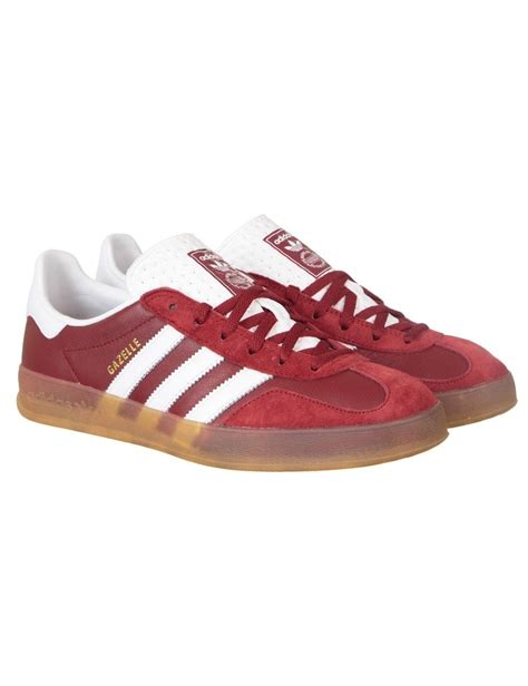 Adidas Originals Gazelle Indoor Shoes Rust Red Footwear From Fat