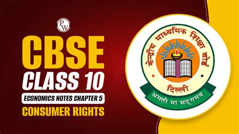 cbse class  economics notes chapter  consumer rights pw store