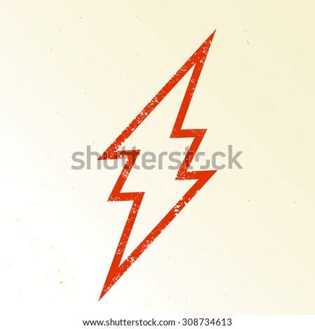 Grunge Sign Flash Stock Vector 308734613 - Shutterstock