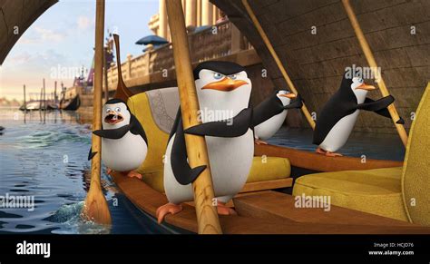 Penguins Of Madagascar From Left Private Voice Christopher Knights Skipper Voice Tom