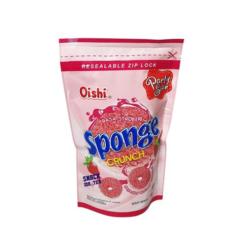 Jual Oishi Sponge Crunch Pouch Netto 100gr Shopee Indonesia