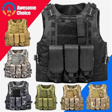 Usmc Tactical Weste F R Airsoft Military Kampf Molle Platte Tr Ger