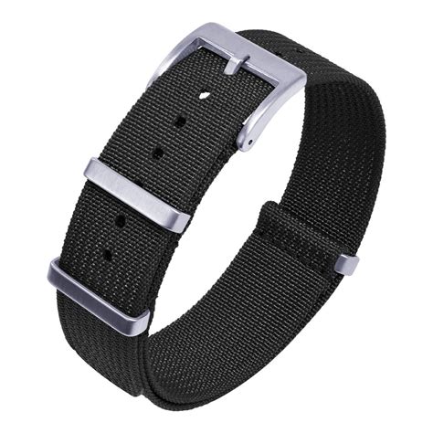 New Ribbed Nylon Strap Mm Mm Nylon Watch Straps Braid Ballistic