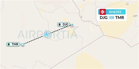 AH6292 Flight Status Air Algerie Djanet To Tamanrasset DAH6292