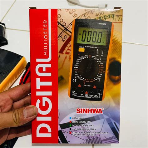 Jual READY Multimeter Multitester Avometer DIGITAL SINHWA DM9205A